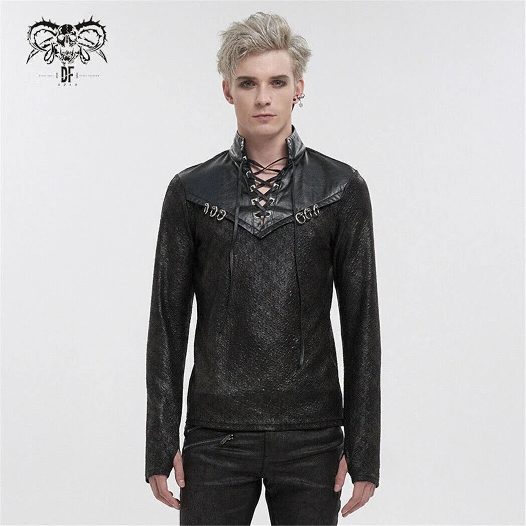 Devil Fashion Man Black Gothic Punk Daily Wear - Adult & Kids T-Shirts, Sweatshirts & Hoodies apparel design preview 1