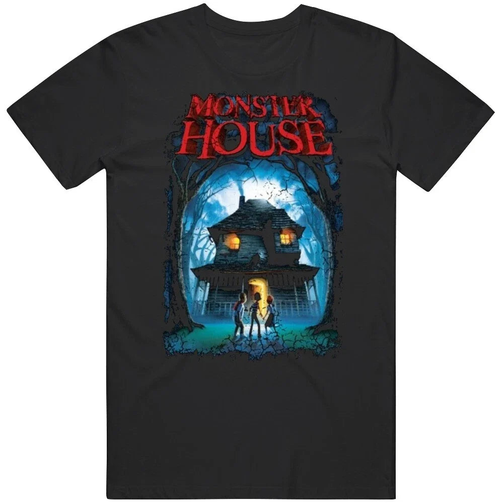 Monster House Spooky Kids Movie Halloween - Adult & Kids T-Shirts, Sweatshirts & Hoodies apparel design preview 1