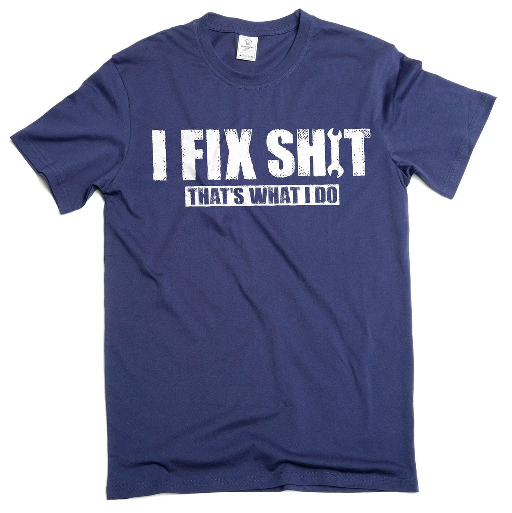 Men's Funny DIY garage I fix things fathers day - Adult & Kids T-Shirts, Sweatshirts & Hoodies apparel design preview 1