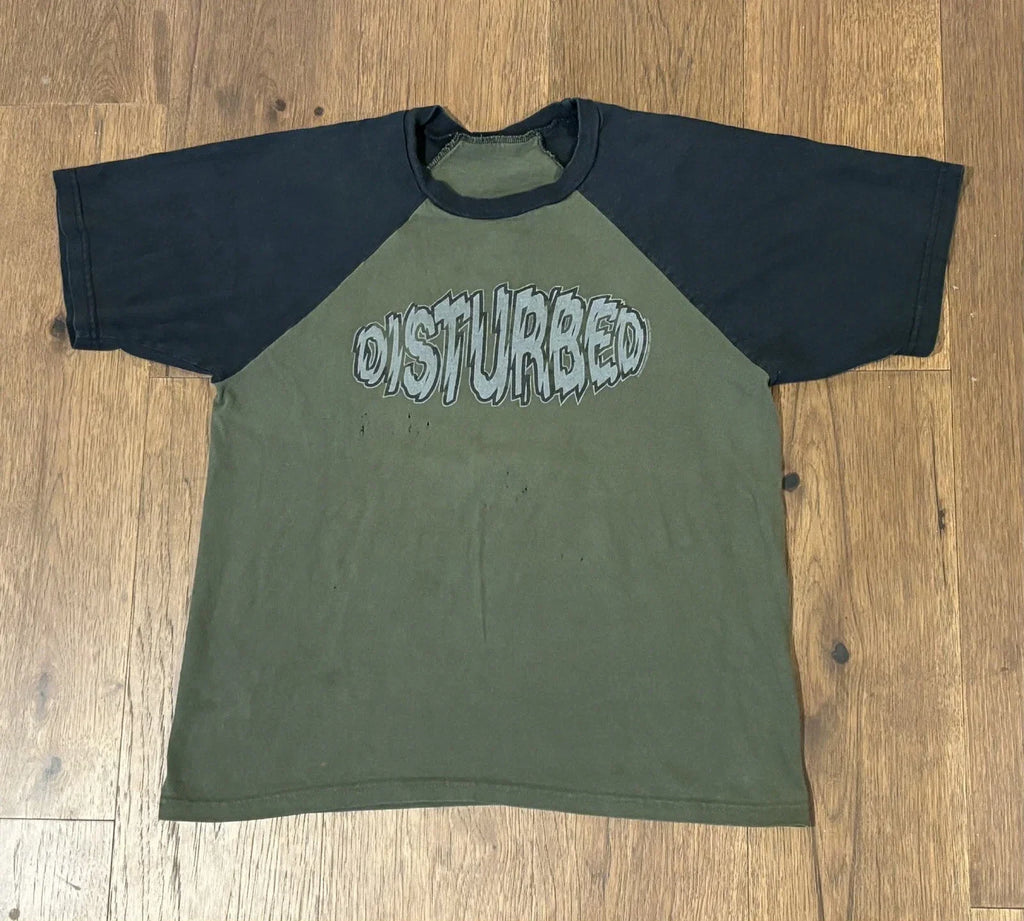 Vintage Y2K Disturbed 2000 Face Grunge Metal Rock - Adult & Kids T-Shirts, Sweatshirts & Hoodies apparel design preview 1