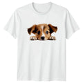 Cute Peeking Puppy Funny Dogs Birthday Gift For Him - Adult & Kids T-Shirts, Sweatshirts & Hoodies apparel design preview 1