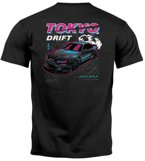 Tokyo Japan Racing Car Urban Fashion Back Print and - Adult & Kids T-Shirts, Sweatshirts & Hoodies apparel design preview 1