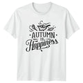 Autumn Is Happiness Fall Seasonal Quote Gift For Him - Adult & Kids T-Shirts, Sweatshirts & Hoodies apparel design preview 1