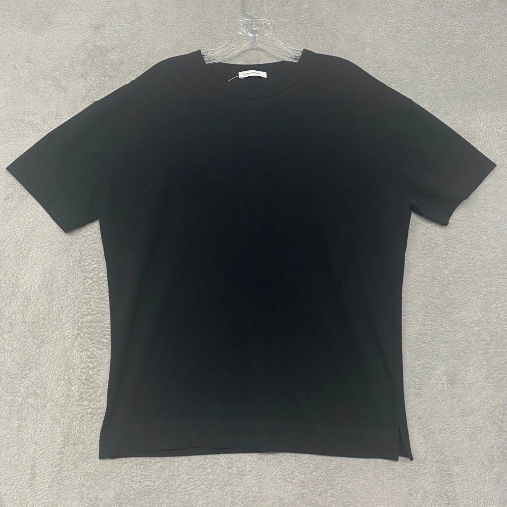 NINETY PERCENT Mens XS Black Organic Cotton Crew Neck - Adult & Kids T-Shirts, Sweatshirts & Hoodies apparel design preview 1