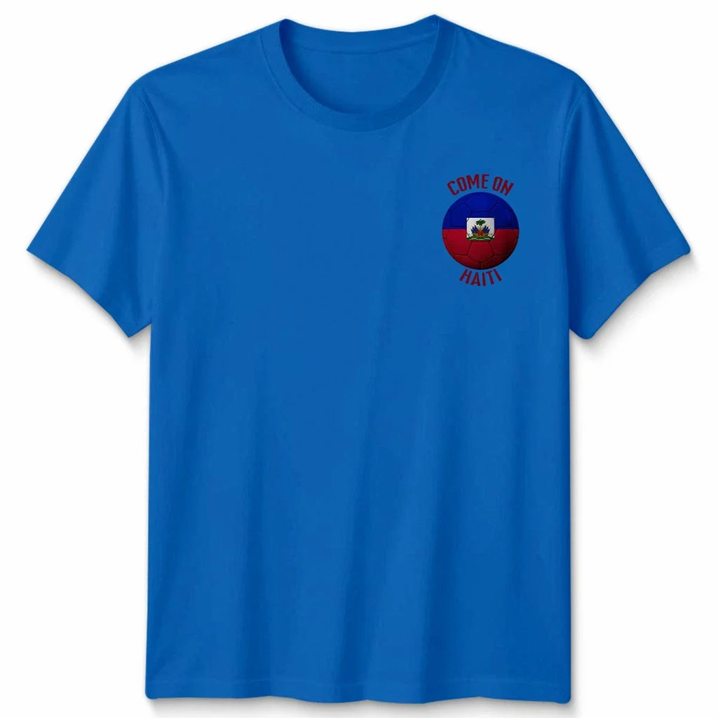 Come On Haiti Football Country Pride Soccer #WC - Adult & Kids T-Shirts, Sweatshirts & Hoodies apparel design preview 1