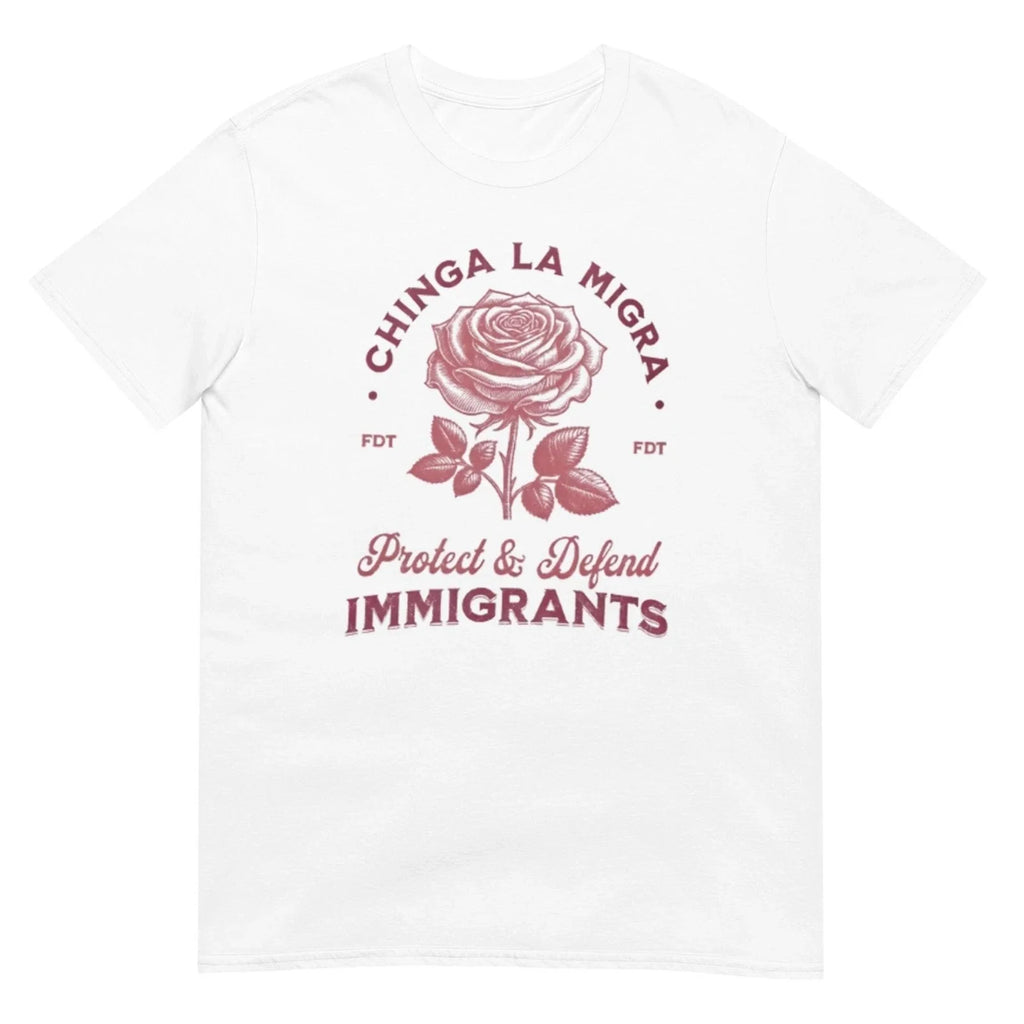 Chinga La Migra Protect Defend Immigrants Social - Adult & Kids T-Shirts, Sweatshirts & Hoodies apparel design preview 1