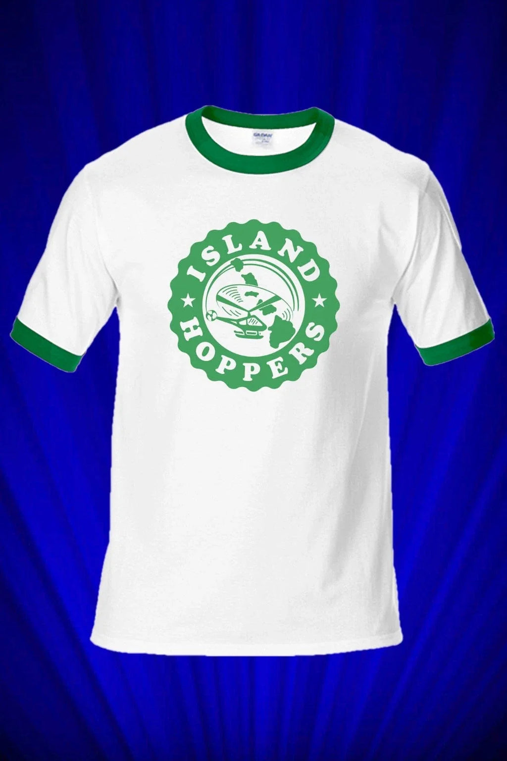 TC's Island Hopper's HAWAII Vintage RINGER Magnum - Adult & Kids T-Shirts, Sweatshirts & Hoodies apparel design preview 1