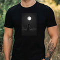 Men's Dog in the Moonlight Motif Cotton Size XS to - Adult & Kids T-Shirts, Sweatshirts & Hoodies apparel design preview 1
