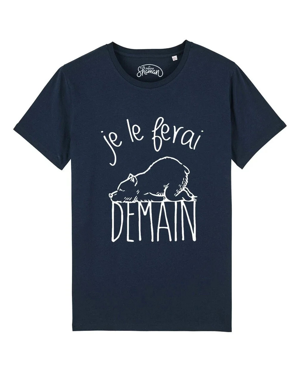 Men's Short Sleeve I Will Do It Tomorrow Navy Blue - Adult & Kids T-Shirts, Sweatshirts & Hoodies apparel design preview 1