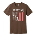 Unisex Graphic With USA Flag Stripes Design And - Adult & Kids T-Shirts, Sweatshirts & Hoodies apparel design preview 1