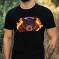 Mens Burning Bear Motif Cotton Size XS to 5XL - Adult & Kids T-Shirts, Sweatshirts & Hoodies apparel design preview 1