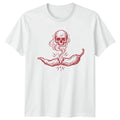 Skull Chili Pepper Hot Peppers Cooking Gift For Him - Adult & Kids T-Shirts, Sweatshirts & Hoodies apparel design preview 1