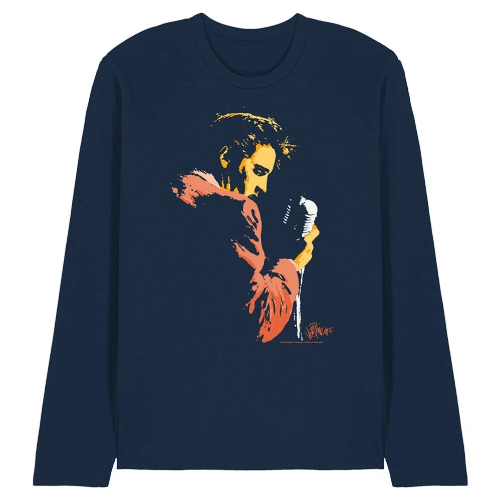 Elvis Presley Early S-2XL, Navy - Adult & Kids T-Shirts, Sweatshirts & Hoodies apparel design preview 1