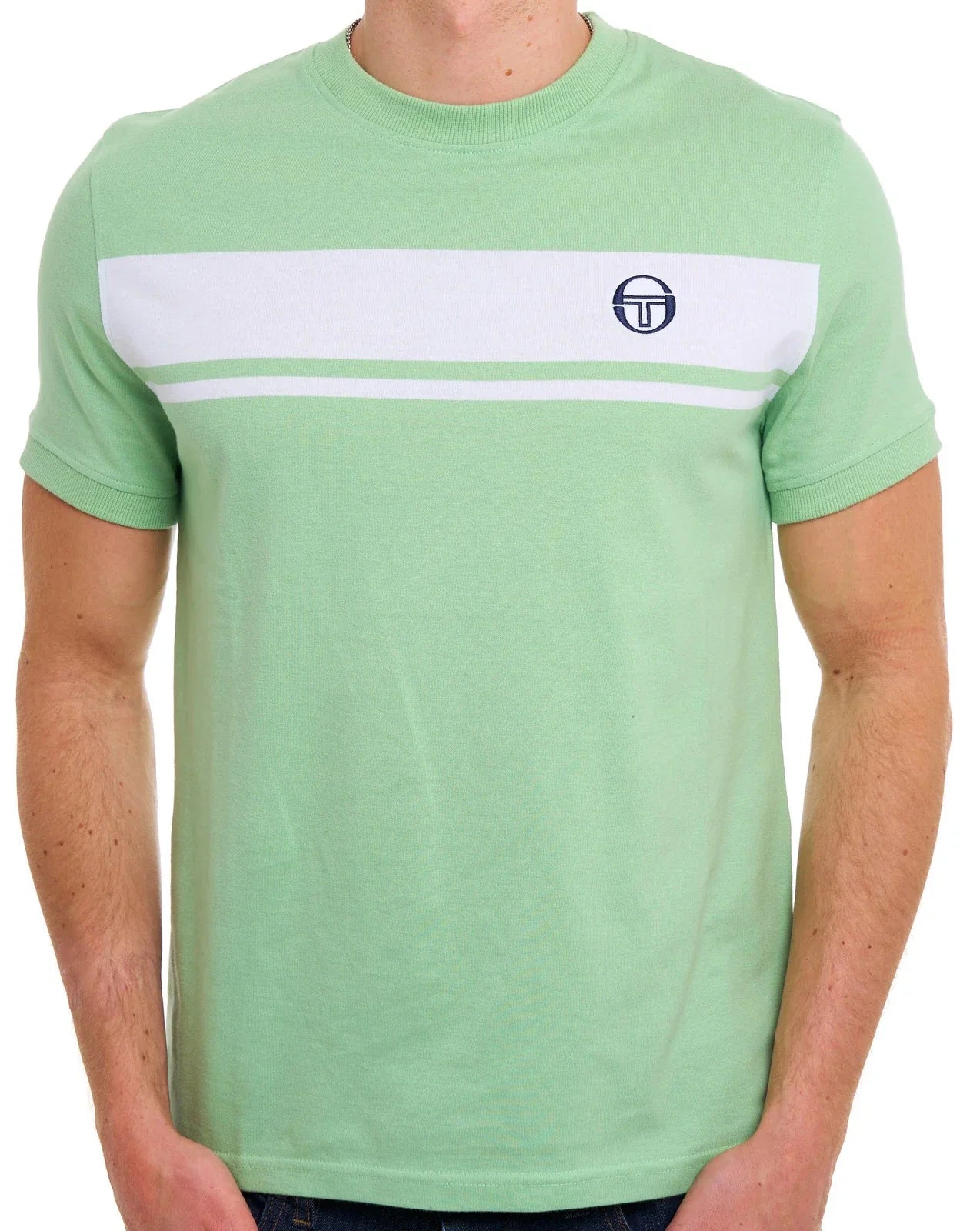 Sergio Tacchini Masters Soft Green White - Adult & Kids T-Shirts, Sweatshirts & Hoodies apparel design preview 1