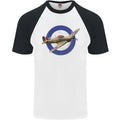 Hawker Hurricane With RAF Ensign Mens S/S Baseball - Adult & Kids T-Shirts, Sweatshirts & Hoodies apparel design preview 1