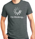 PubliciTeeZ Funny Big and Tall I'm Thinking - Adult & Kids T-Shirts, Sweatshirts & Hoodies apparel design preview 1