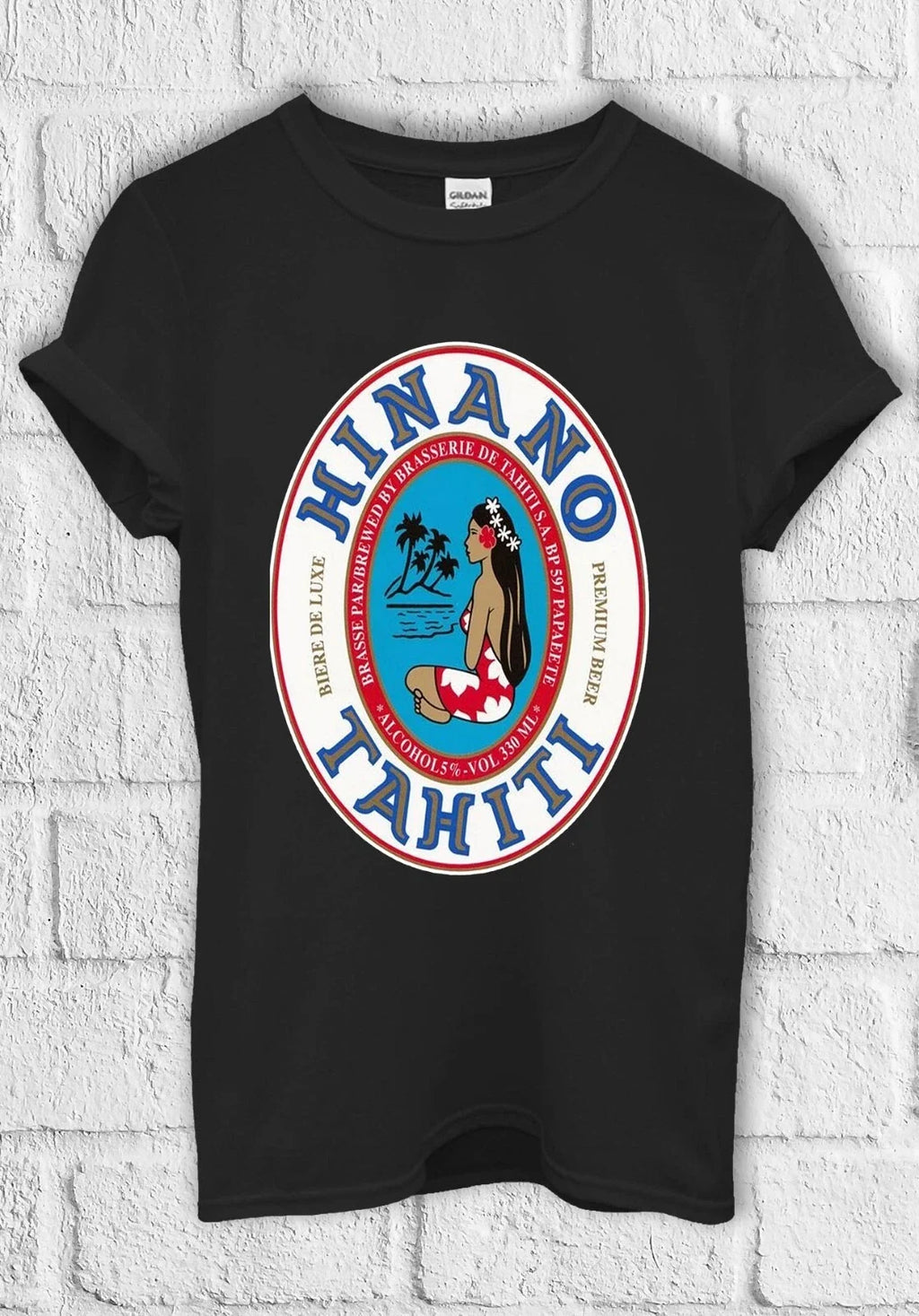 Hinano Beer Papeete Tahiti Cool Men Women Unisex 1884 - Adult & Kids T-Shirts, Sweatshirts & Hoodies apparel design preview 1