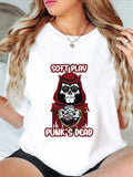 Soft Play Punk's Dead Grim Reaper Goth Punk Graphic - Adult & Kids T-Shirts, Sweatshirts & Hoodies apparel design preview 1
