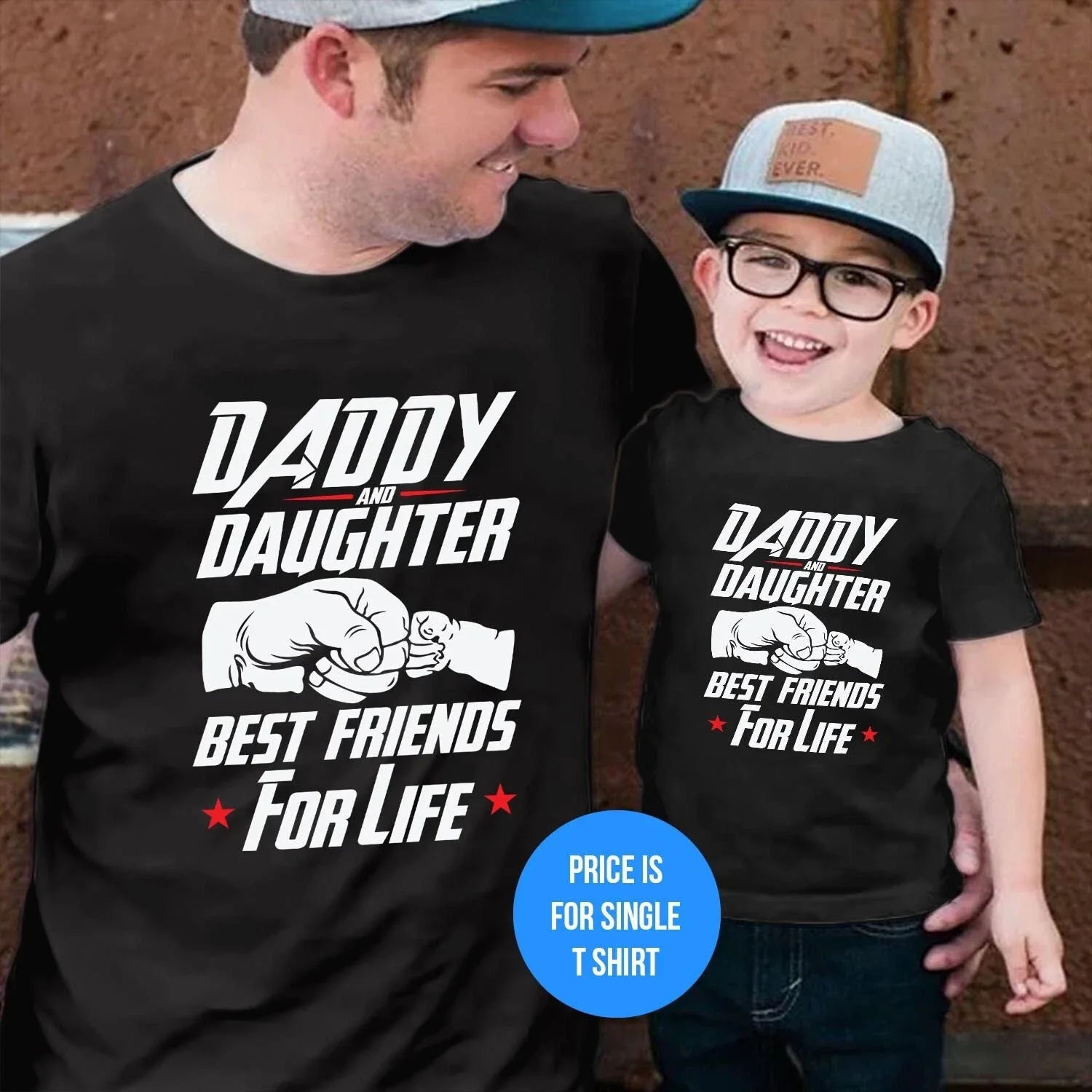(1117) Daddy And Daughter Best friend for life - Adult & Kids T-Shirts, Sweatshirts & Hoodies apparel design preview 1