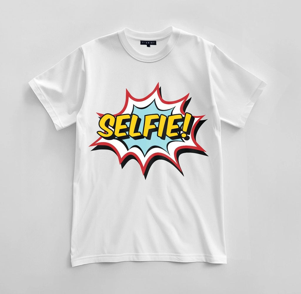 Custom Selfie Graphic Design Unisex Jersey Short - Adult & Kids T-Shirts, Sweatshirts & Hoodies apparel design preview 1