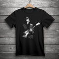 Frankenstein Playing Electric Guitar Horror Black - Adult & Kids T-Shirts, Sweatshirts & Hoodies apparel design preview 1