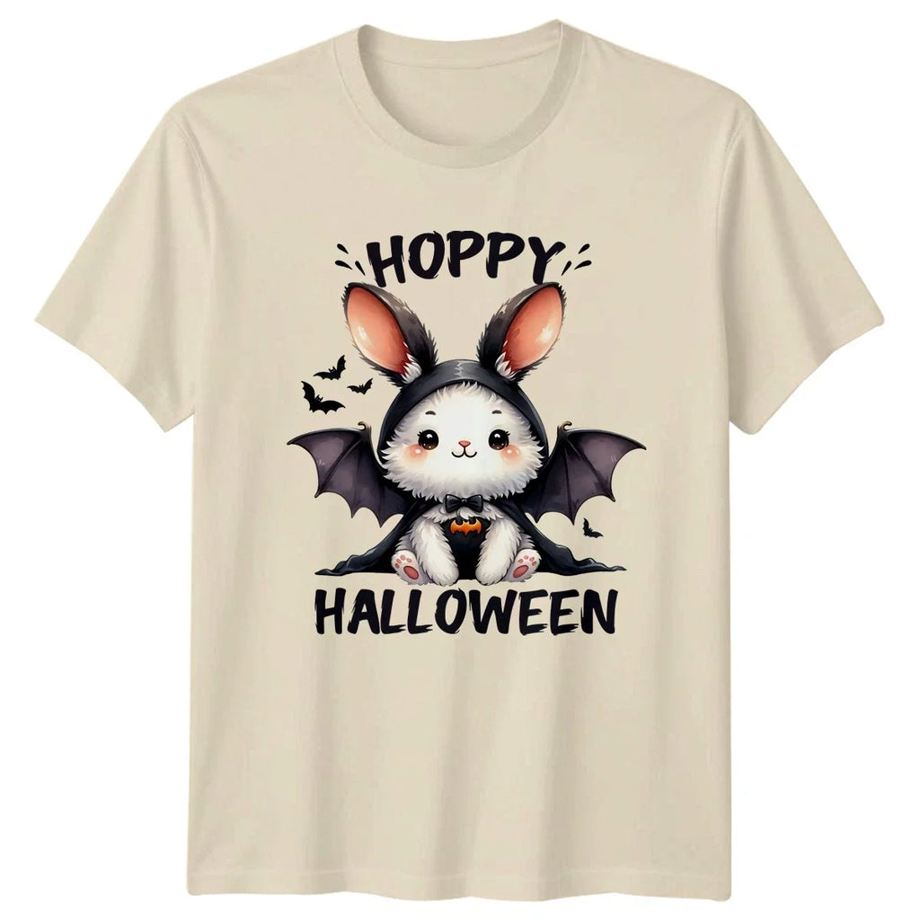 Hoppy Halloween Bunny Bat Cute Gift For Him And Her - Adult & Kids T-Shirts, Sweatshirts & Hoodies apparel design preview 1