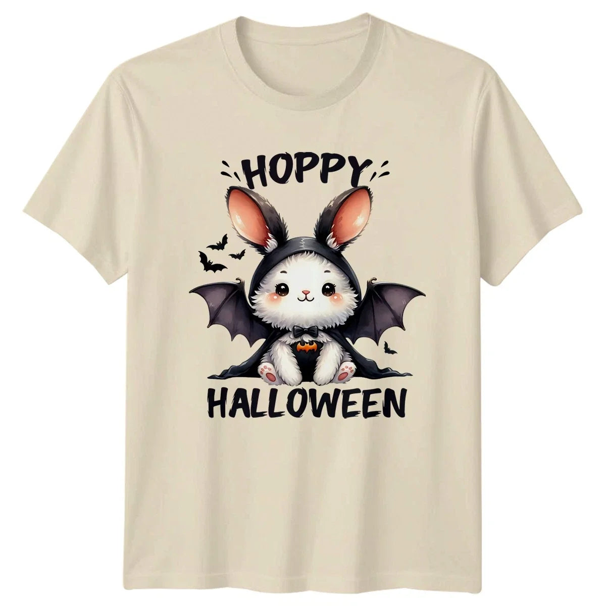 Hoppy Halloween Bunny Bat Cute Gift For Him And Her - Adult & Kids T-Shirts, Sweatshirts & Hoodies apparel design preview 1