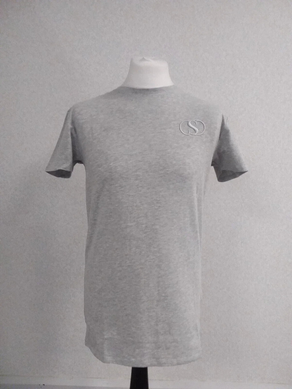 SikSilk Mens Grey Elegance Square Hem Gym Medium - Adult & Kids T-Shirts, Sweatshirts & Hoodies apparel design preview 1