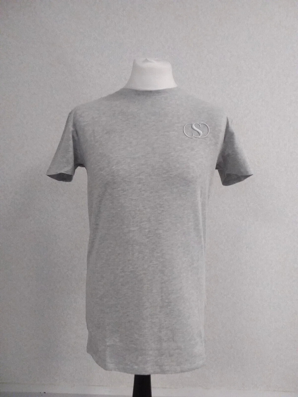 SikSilk Mens Grey Elegance Square Hem Gym Medium - Adult & Kids T-Shirts, Sweatshirts & Hoodies apparel design preview 1