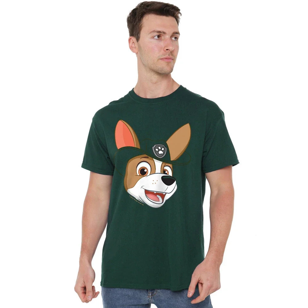 Cotton Soul Paw Patroltracker Grin Hunter Green - Adult & Kids T-Shirts, Sweatshirts & Hoodies apparel design preview 1