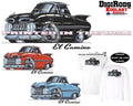 Chevrolet Chevy Vintage El Camino 1959 DigiRods - Adult & Kids T-Shirts, Sweatshirts & Hoodies apparel design preview 1