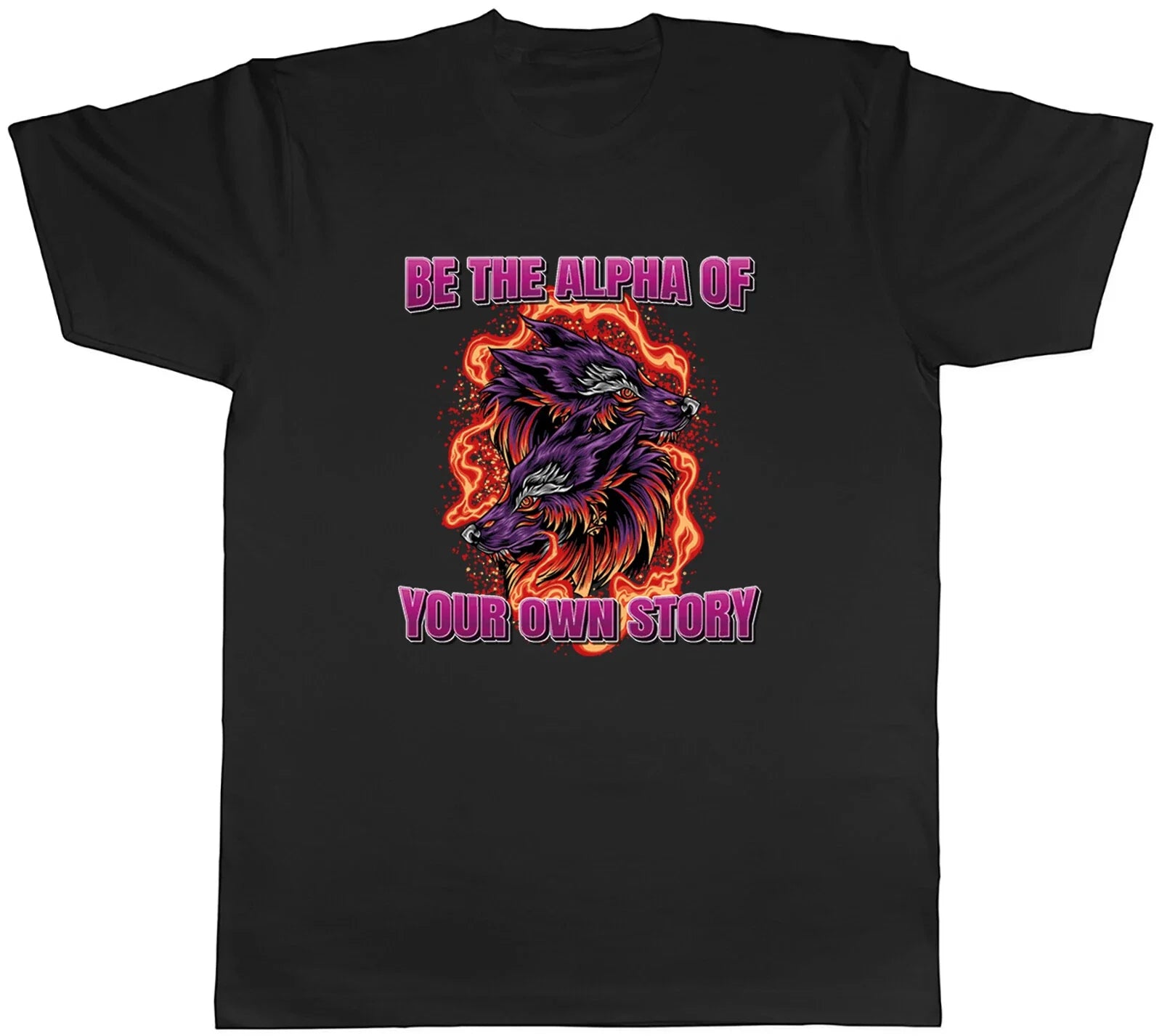Alpha Male Wolf Mens Be the of your Own Story Gift - Adult & Kids T-Shirts, Sweatshirts & Hoodies apparel design preview 1