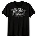 I Fix Stuff Mens Funny Plumber Electrician Mechanic - Adult & Kids T-Shirts, Sweatshirts & Hoodies apparel design preview 1