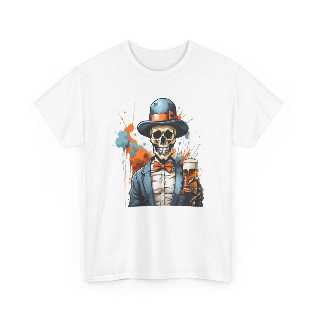 Beer Drinking Funny Skeleton - Adult & Kids T-Shirts, Sweatshirts & Hoodies apparel design preview 1