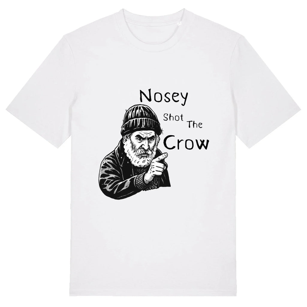 Nosey Shot The Crow Farmer Jim Novelty Gift British - Adult & Kids T-Shirts, Sweatshirts & Hoodies apparel design preview 1