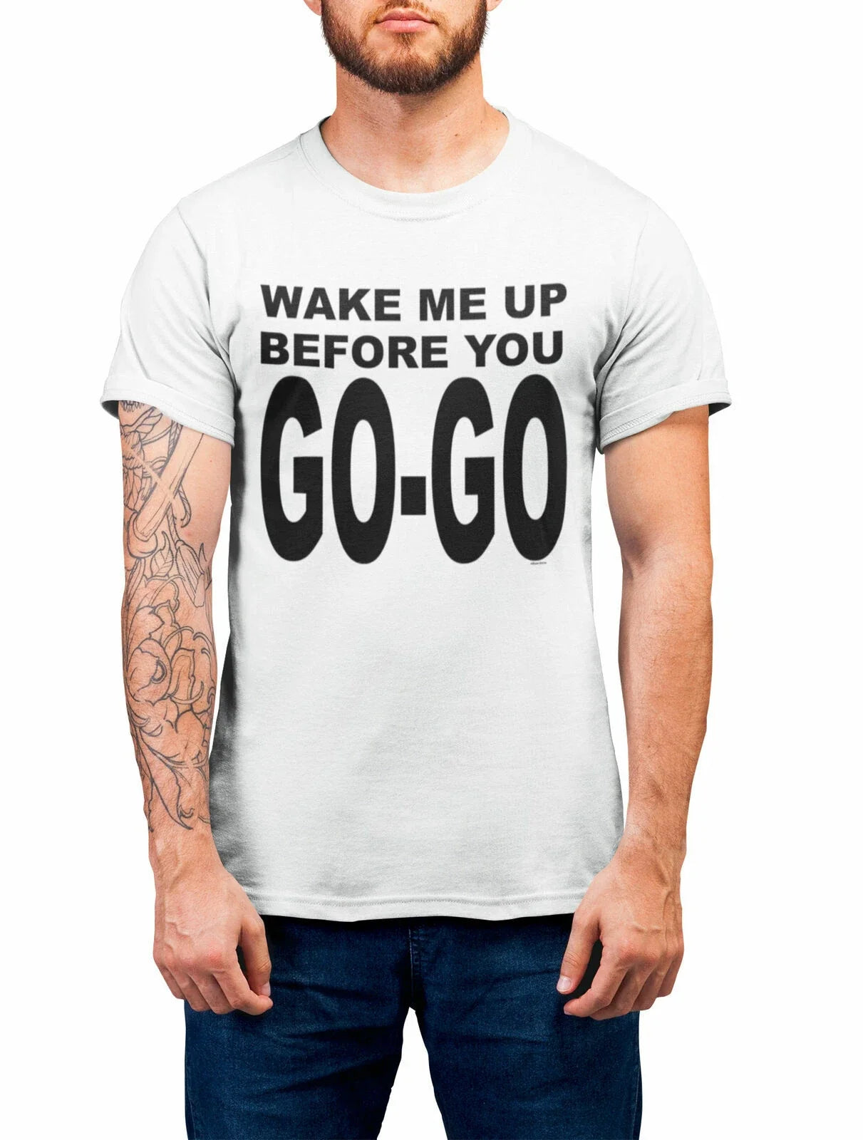 Mens Wake Me Up Before You Go Music Wham Fancy Dress - Adult & Kids T-Shirts, Sweatshirts & Hoodies apparel design preview 1