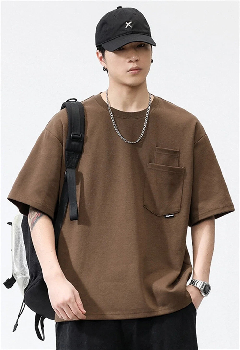 Men's Short Sleeve Classic Casual Baggy Round Neck - Adult & Kids T-Shirts, Sweatshirts & Hoodies apparel design preview 1