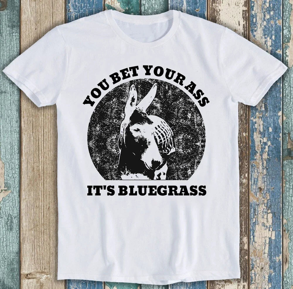 You Bet Your Ass It's Bluegrass Kentucky Donkey Banjo - Adult & Kids T-Shirts, Sweatshirts & Hoodies apparel design preview 1
