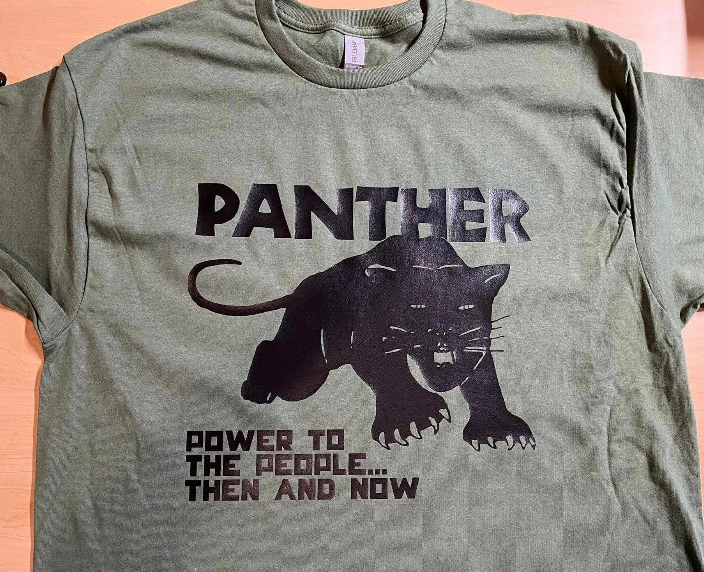 Black Panther Party All Power to people Protest - Adult & Kids T-Shirts, Sweatshirts & Hoodies apparel design preview 1