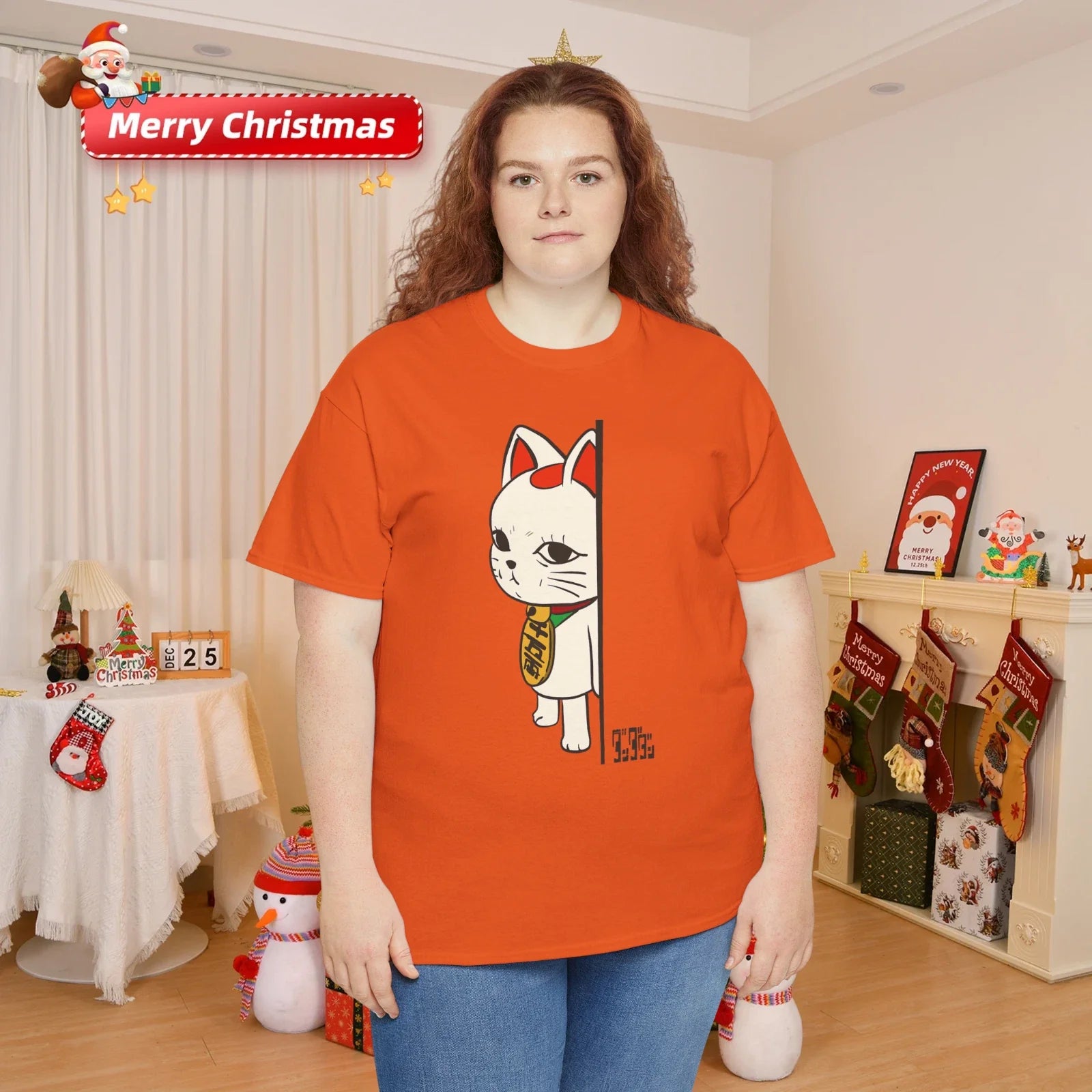 Dandadan Cat Anime Cute Funny Manga Turbo Granny - Adult & Kids T-Shirts, Sweatshirts & Hoodies apparel design preview 1
