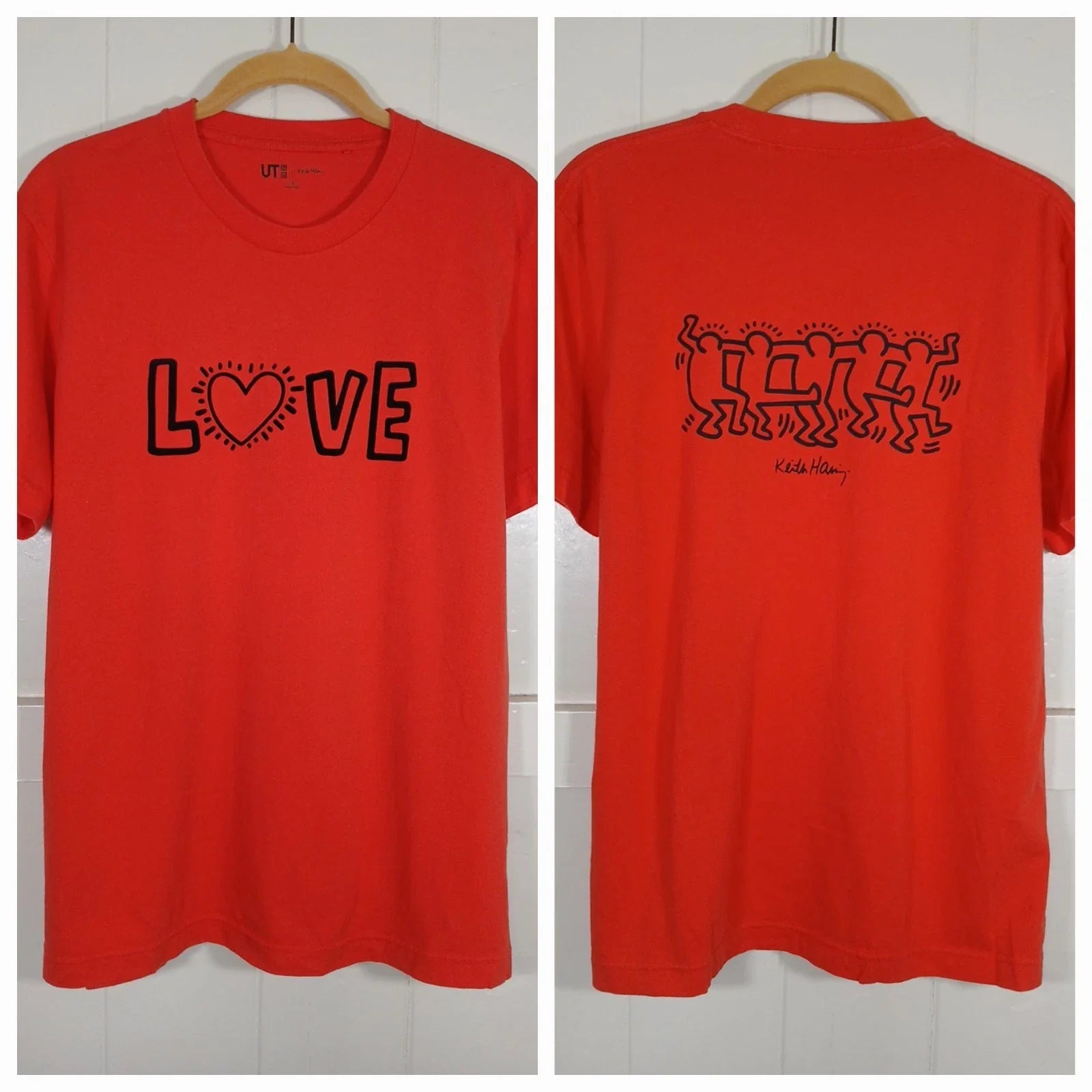 Uniqlo Keith Haring LOVE Graphic Men's Small Pop Art - Adult & Kids T-Shirts, Sweatshirts & Hoodies apparel design preview 1