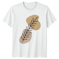Minimalist Botanical Leaf Line Art Boho Style Nature - Adult & Kids T-Shirts, Sweatshirts & Hoodies apparel design preview 1
