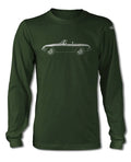 MG MGB MKIII Convertible Side View - Adult & Kids T-Shirts, Sweatshirts & Hoodies apparel design preview 1