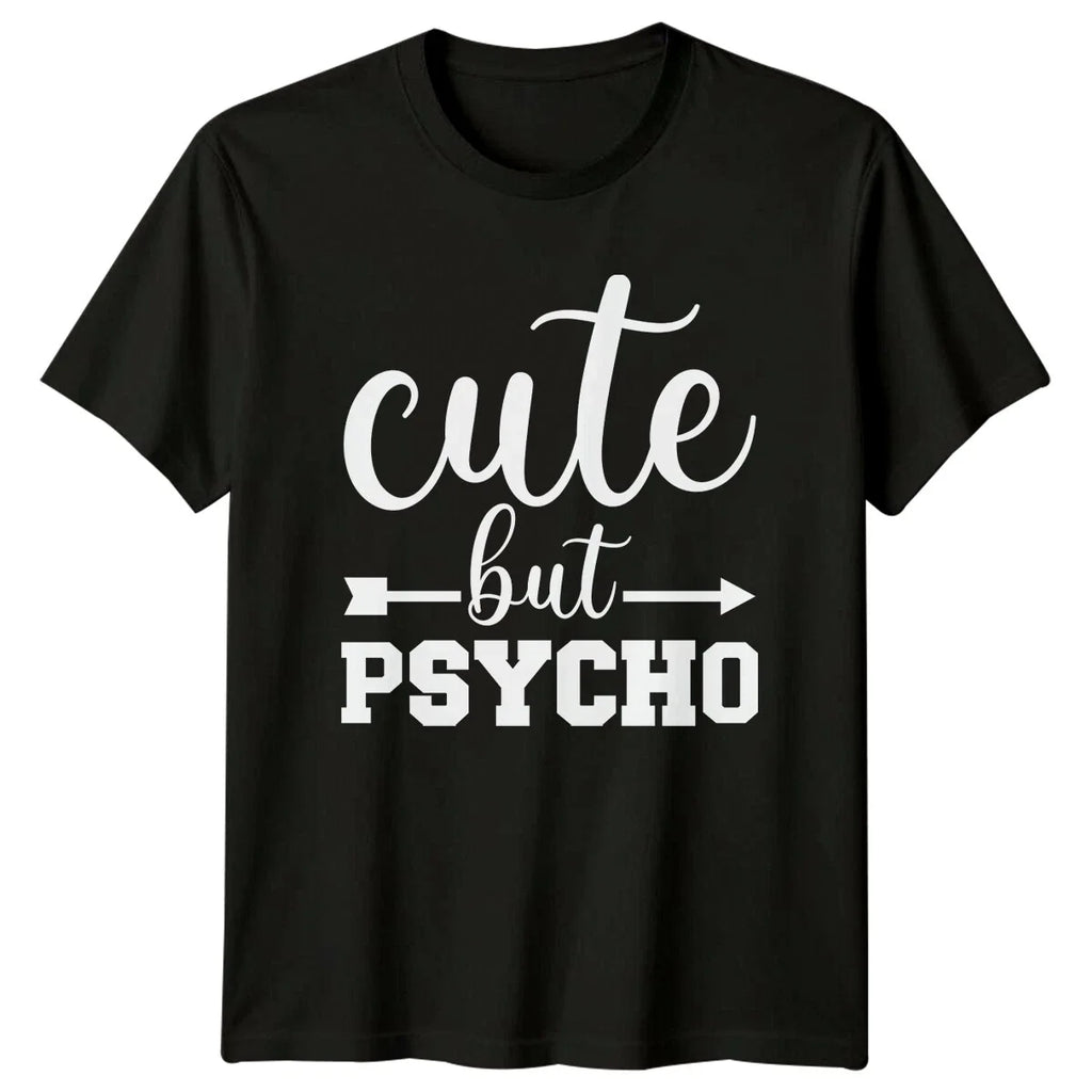 Cute But Psycho Arrow Design Sarcastic Women's Men's - Adult & Kids T-Shirts, Sweatshirts & Hoodies apparel design preview 1