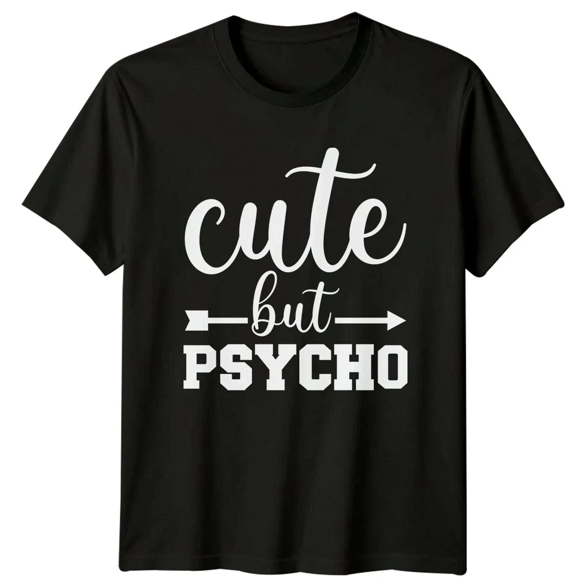 Cute But Psycho Arrow Design Sarcastic Women's Men's - Adult & Kids T-Shirts, Sweatshirts & Hoodies apparel design preview 1