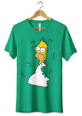Homer Bush The Simpson Funny Unisex Green - Adult & Kids T-Shirts, Sweatshirts & Hoodies apparel design preview 1