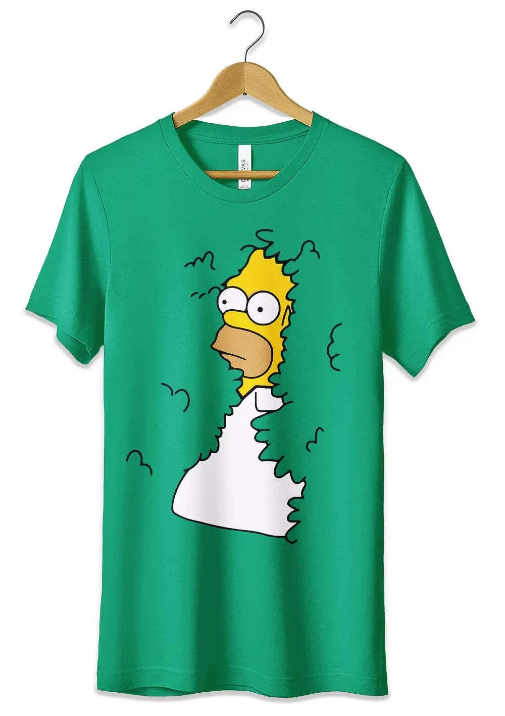 Homer Bush The Simpson Funny Unisex Green - Adult & Kids T-Shirts, Sweatshirts & Hoodies apparel design preview 1