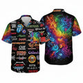 80s Rock Band Hawaiian retro throwback music vintage - Adult & Kids T-Shirts, Sweatshirts & Hoodies apparel design preview 1