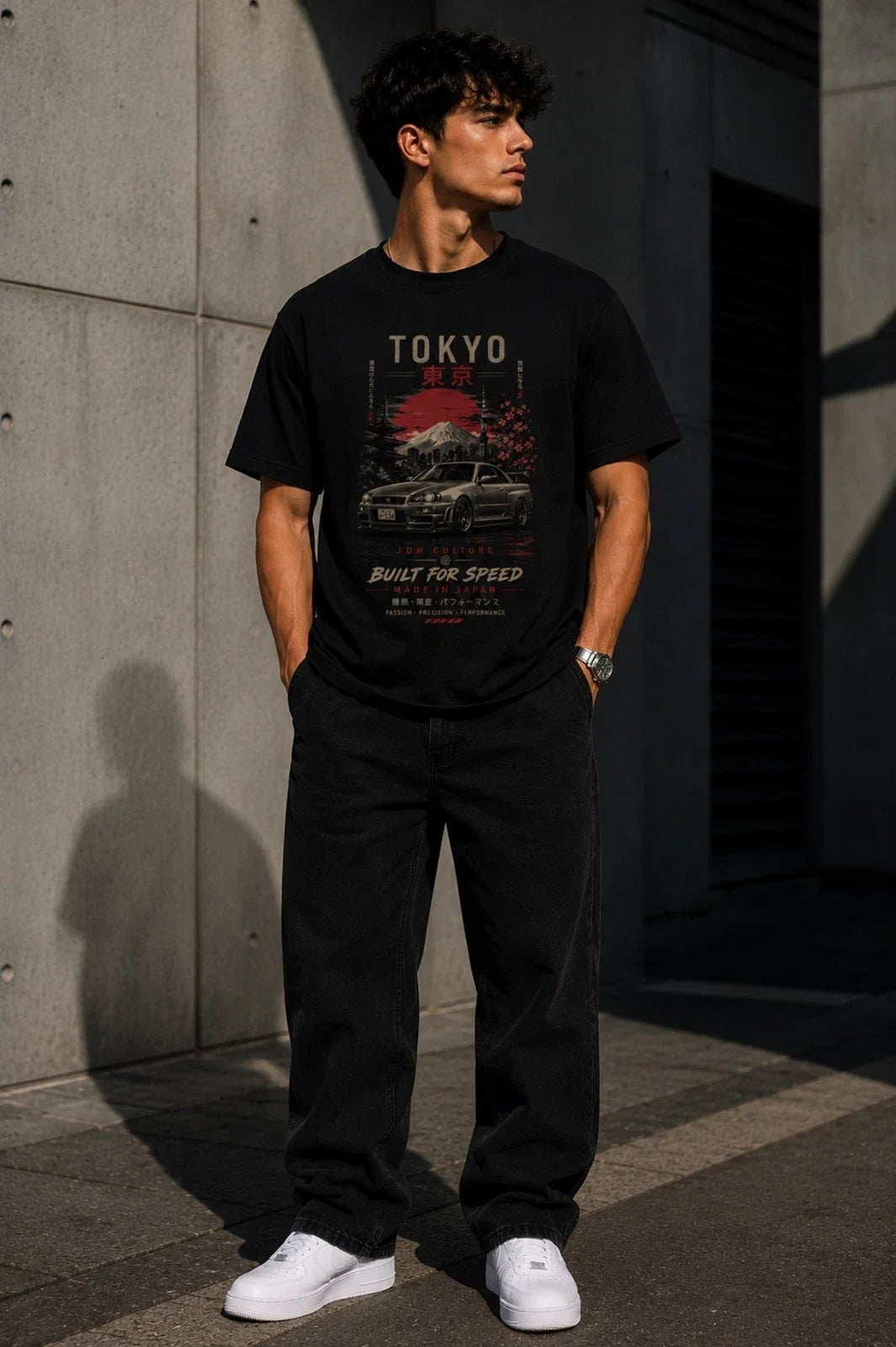 Tokyo JDM Culture Built For Speed Premium Streetwear - Adult & Kids T-Shirts, Sweatshirts & Hoodies apparel design preview 1