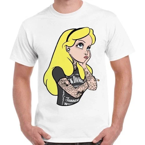 Alice Wonderland Full Sleeve Tattoo Punk Cool Gift - Adult & Kids T-Shirts, Sweatshirts & Hoodies apparel design preview 1